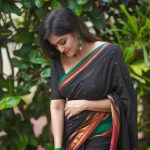 remya nambeesan new photos in black saree