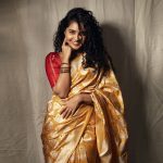 anupama parameswaran photos in pattu saree latest 007