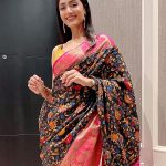 mamta mohandas new photos in pattu saree 004