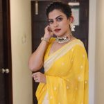 anusree new photos in saree latest hd images 004