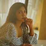 madonna sebastian in dot printed frock 003