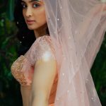 Deepti Sati in Peach Lace lehenga set 004