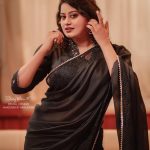 ansiba hassan in black saree images 002