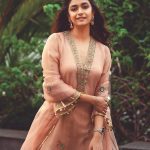 keerthi suresh new photos in peach colour churidar 003