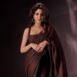 nandana varma hot look in saree photos 017