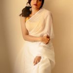 rashmika look in saree photos