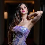 actress vedhika in fish cut gown 001