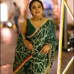 pearle maaney in green saree images 003