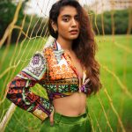 priya varrier latest pics in colourful dress 003