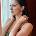 raai laxmi in classic green lizard dress photos 006