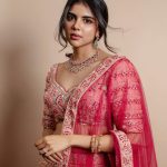 kalyani priyadarshan in pink lehenga