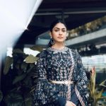 mrunal thakur new photos in dark blue dress 006