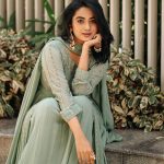 namitha pramod in pista green dress 001