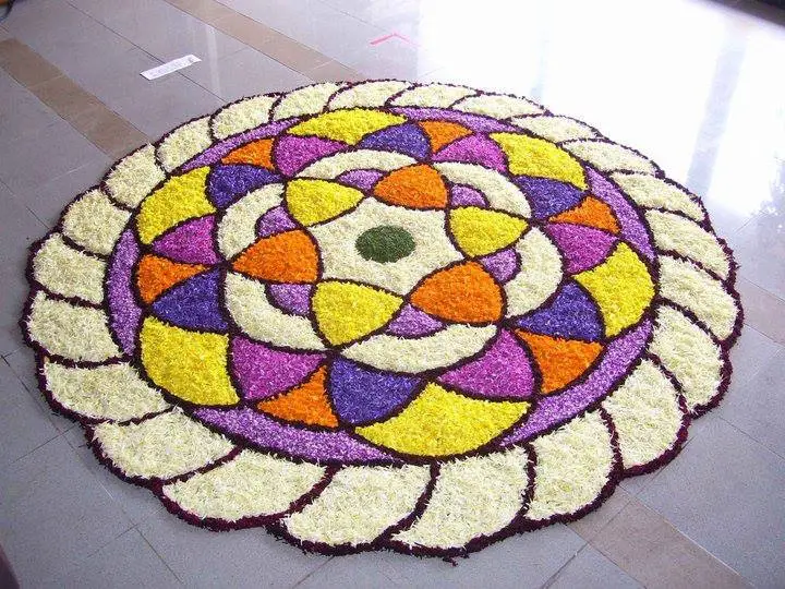 10 Simple Athapookalam Designs 2022  Onam Wishes