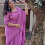 anna rajan violet colour churidar picture 001