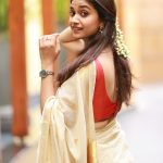 keerthy suresh onam 2022 photos in kerala saree look 002