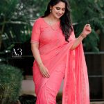 mia george in pink saree look 001