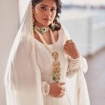 ramya nambeesan in white anarkali churidar photos 004