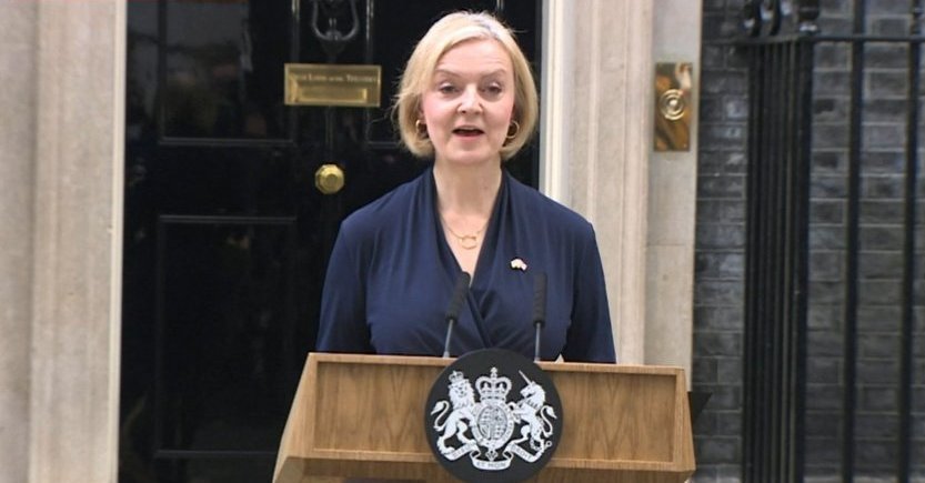 British Prime Minister Liz Truss