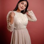 aishwarya lekshmi off white anarkali images