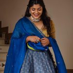 aparna balamurali in blue lehenga photos 002