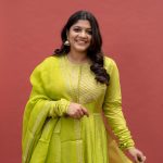 aparna balamurali in green anarkali photos 002