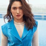 tamanna bhatia in sky blue short dress photos 004