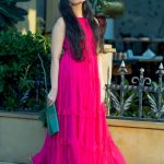 ahana krishnakumar in pink long dress photos 001