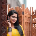 swasika in yellow dress images 003