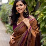 kalyani priyadarshan in pattu saree photos