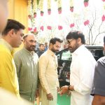 Chiranjeevi at sharwanand engagement photos 002