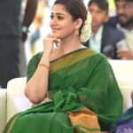 actress nayanthara new photos in green saree