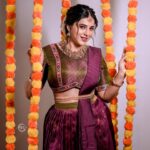 anna rajan in dhavani set photoshoot 001