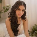 anaswara rajan in white gown dress photoshoot 006