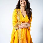 keerthi suresh in yellow churidar dress photos 002