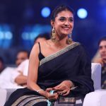 keerthi suresh new photos hd in black saree 001