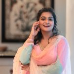 remya nambeesan in multicolour anarkali dress photos 001