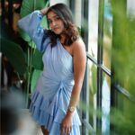 Actress Anikha Surendran new photos in ruffled short dress by mahek designs