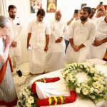 Oommen Chandy Funeral Photos