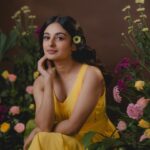 esther anil in yellow sleeveless long dress images 004