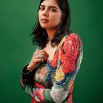 kalyani priyadarshan in multi colour printed dress photos