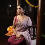 anikha surendran pavadai davani diwali 2023 look photos 005