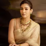 nayanthara new photos in golden saree 003