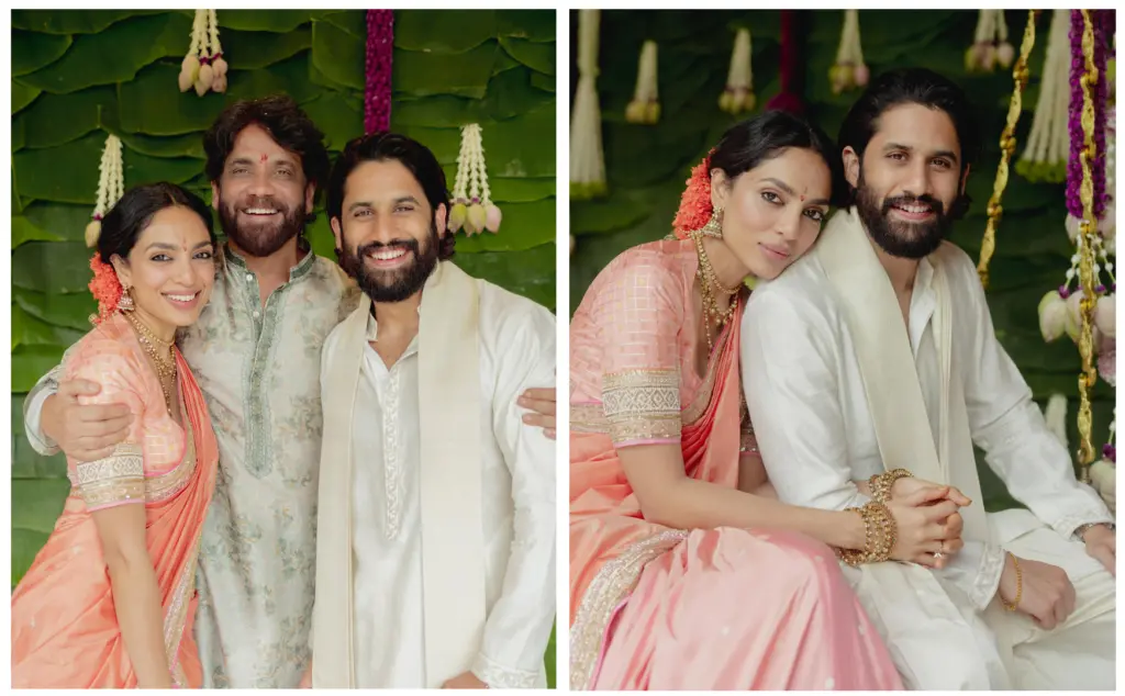 naga chaitanya and sobhita dhulipala engagement photos