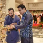 Saif Ali Khan with Mr Rajesh Kalyanaraman at kalyan navratri 2024 photos 021