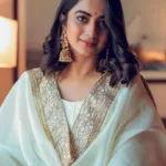 namitha pramod in off white churidar dress photos 003