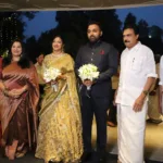 Jose K Mani Daughter Rithika wedding reception