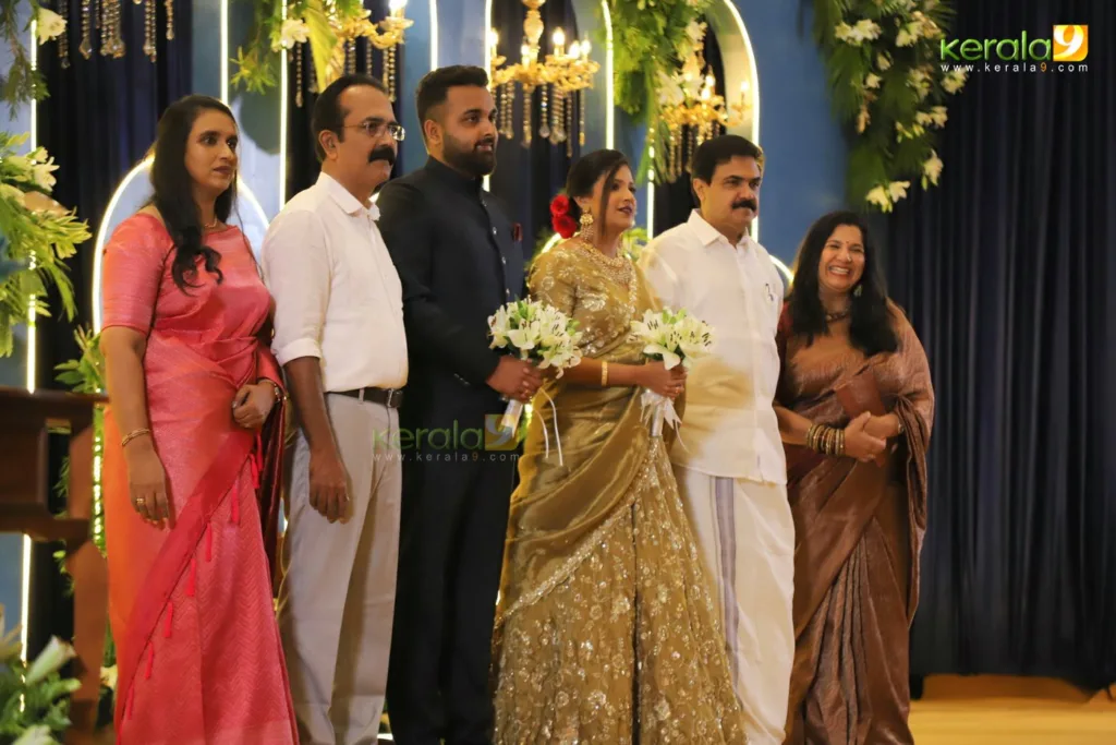 Jose K Mani Daughter Rithika wedding reception 002