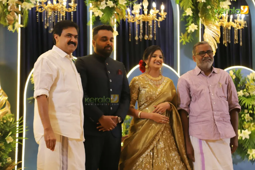 Jose K Mani Daughter Rithika wedding reception 003