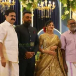 Jose K Mani Daughter Rithika wedding reception 003